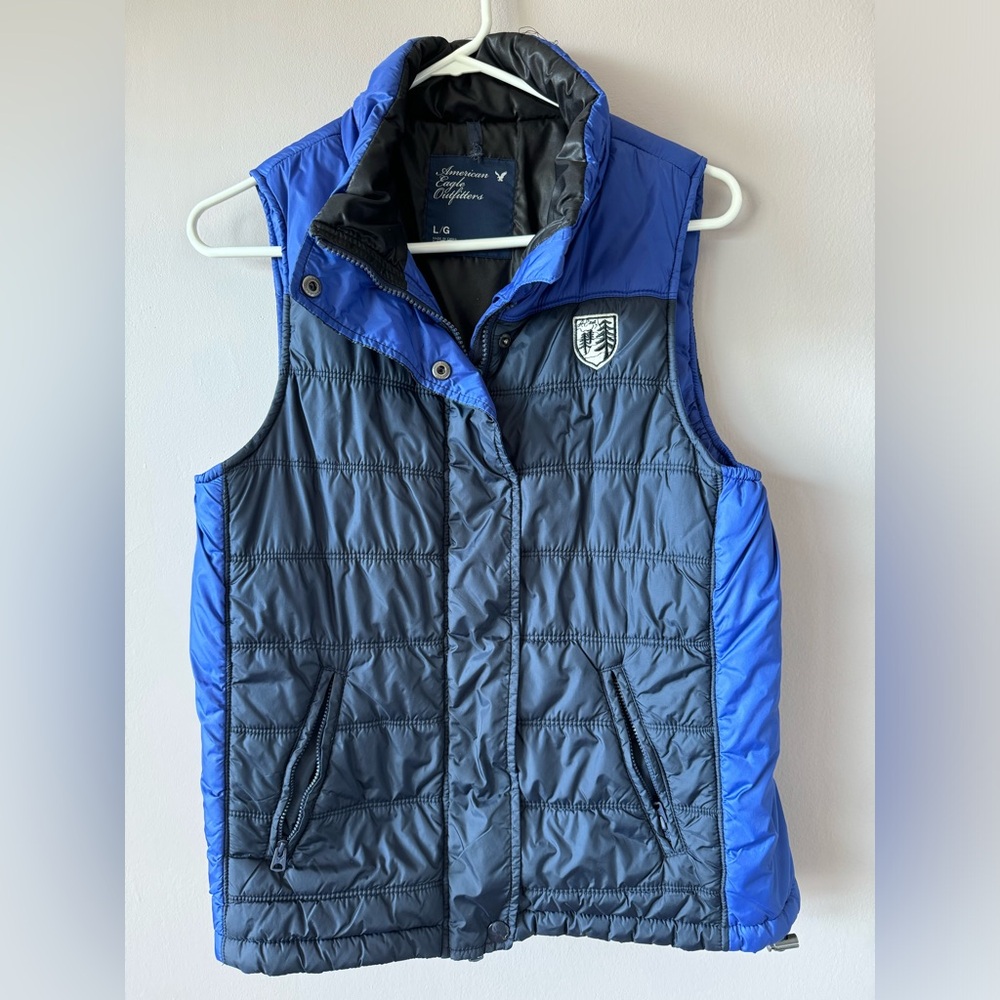 American Eagle Women’s Vintage Early 90s Puffer Vest Size Large